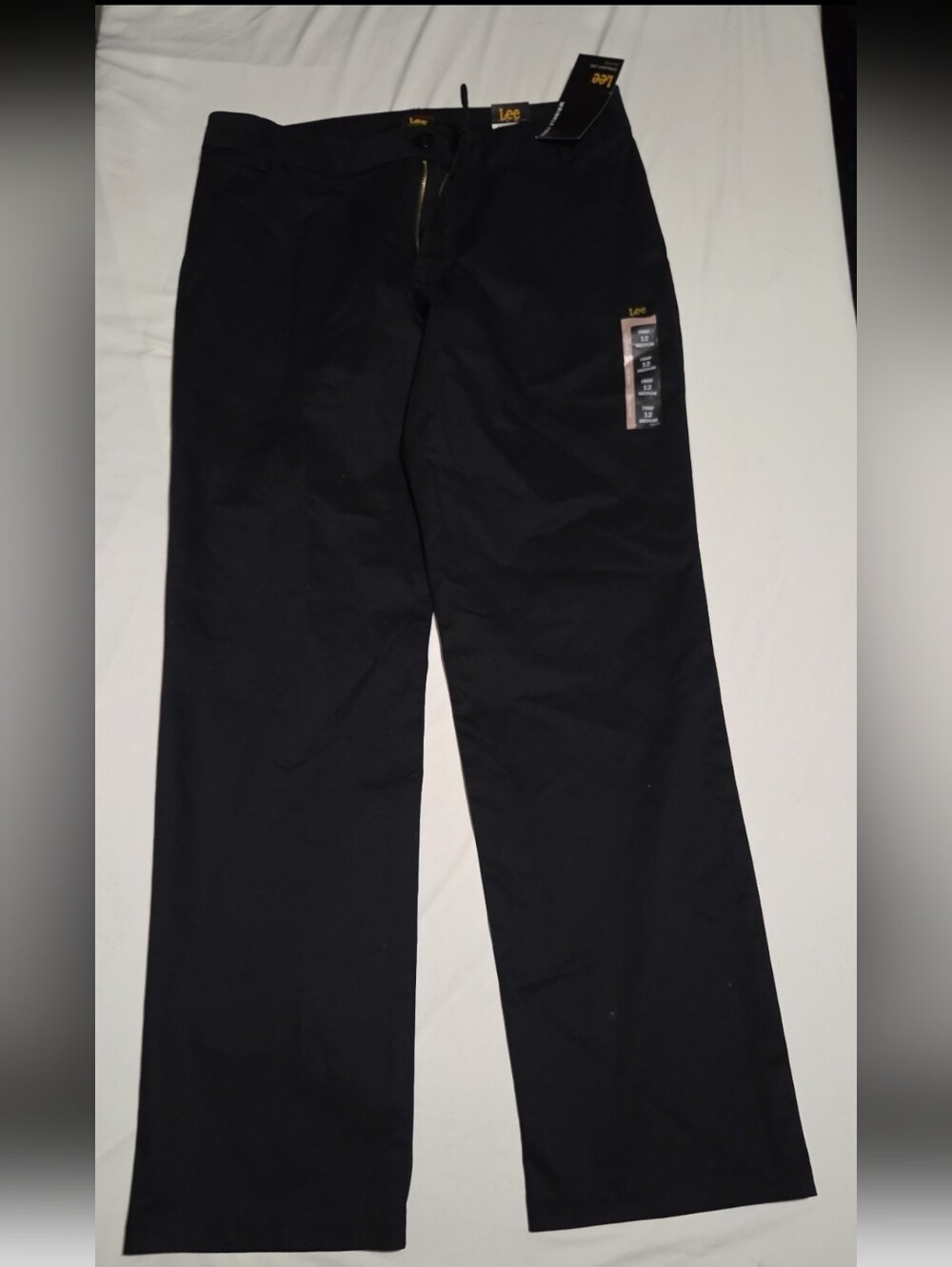 New Lee Women's size 12 straight leg black pants #27